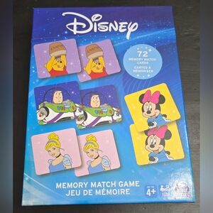Disney Memory Matching Game - 72 Memory Cards Excellent Preowned CIB